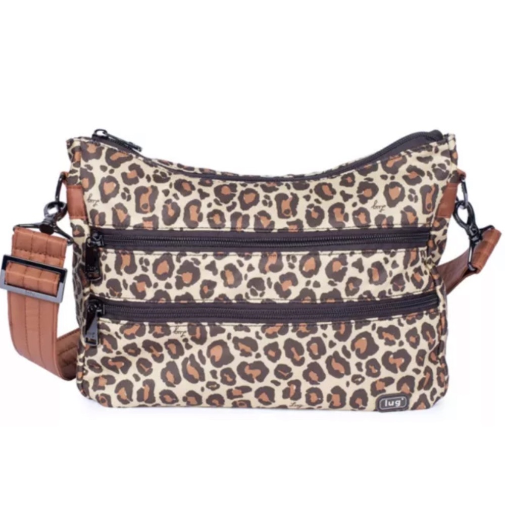 NWT Lug Slider FS Crossbody in Leopard Brown - Picture 2 of 7